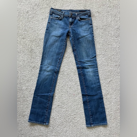 EUC Citizens of Humanity Ava #142 Straight Leg Stretch Low Waist Size 28 - Picture 3 of 9